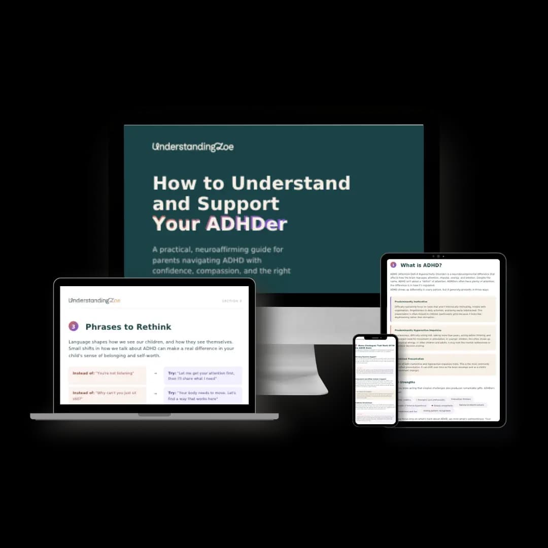 Cover of the How to Understand and Support Your ADHDer guide.