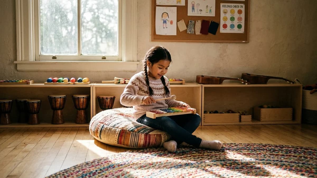 Music for neurodivergent children: child-led approach