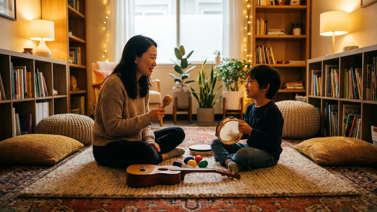 Neuroaffirming music therapy and how it helps with connection and regulation